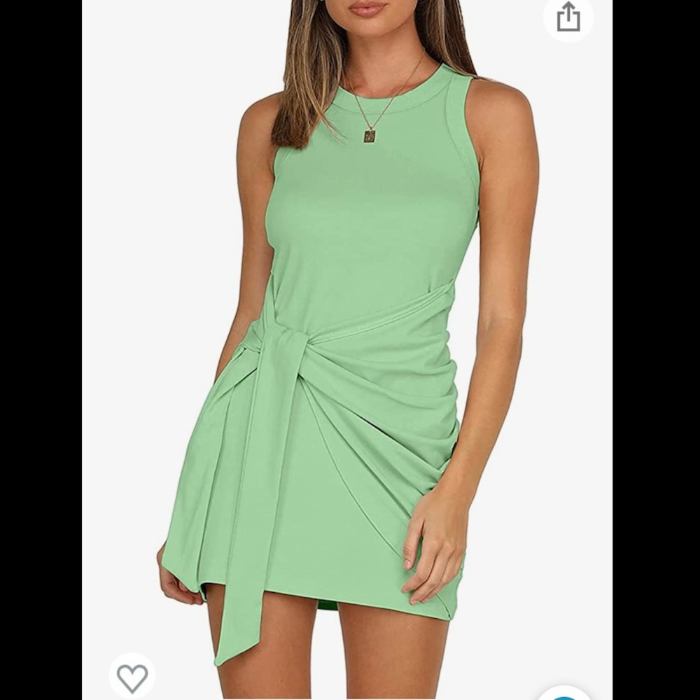 Seafoam Green Bodycon Dress - Size Small